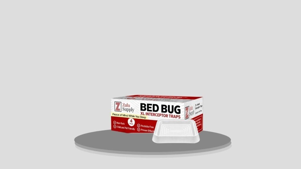 Z Zulu Supply XL Bed Bug Interceptors – 4 Pack