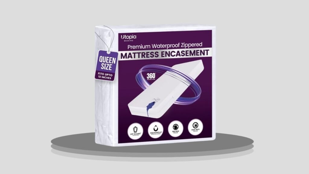 Utopia Bedding Zippered Waterproof Mattress Encasement