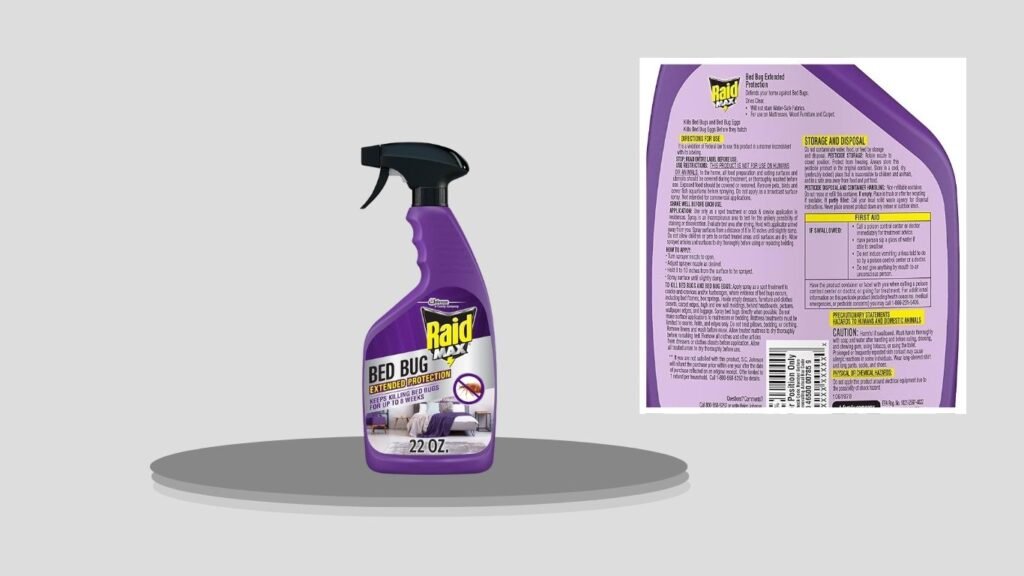 Raid Max Bed Bug Extended Protection Foaming Spray