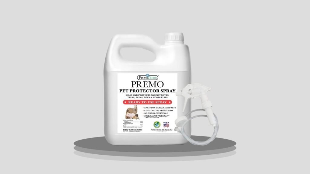 Premo Guard Pet Protector Flea & Tick Spray – 128 oz