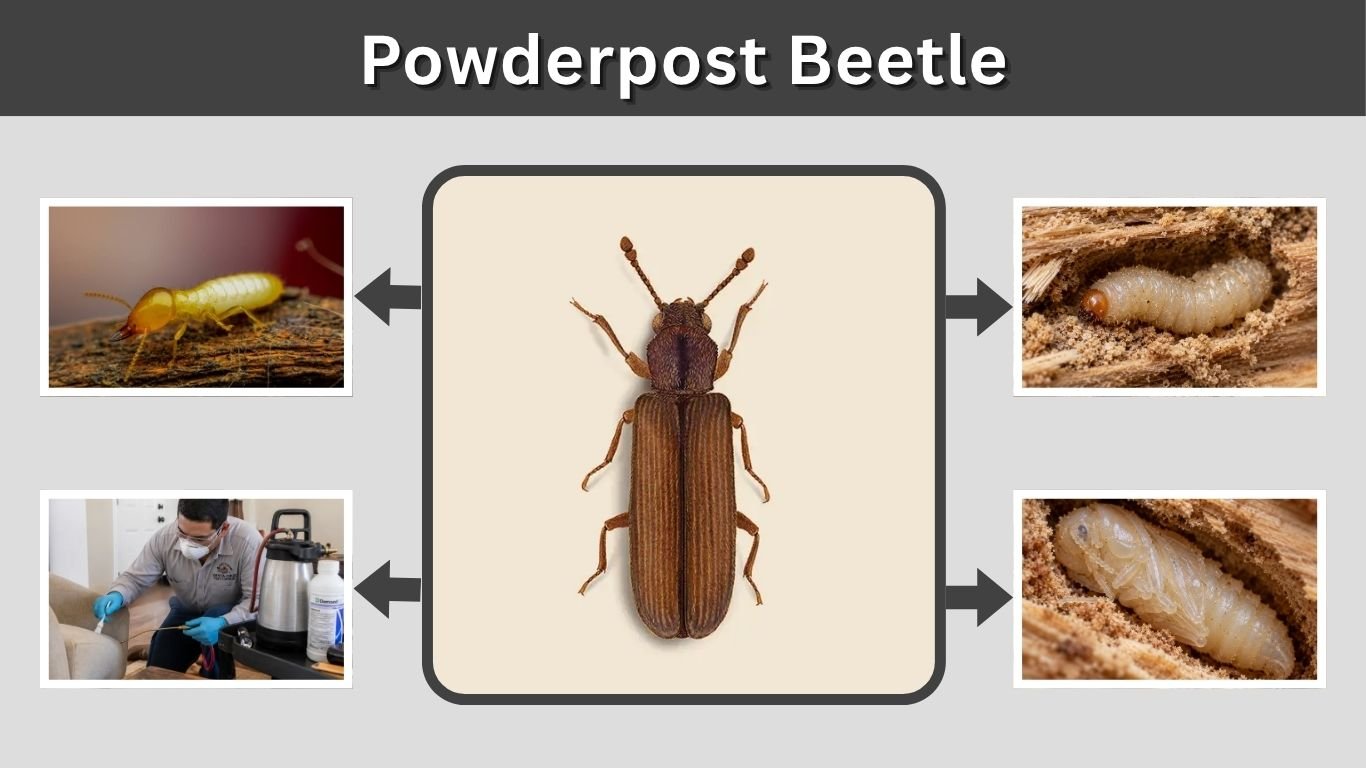 Powderpost Beetle: Signs, Life Cycle, Damage & Control