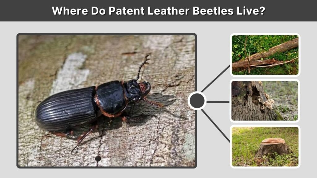 Where Do Patent Leather Beetles Live?