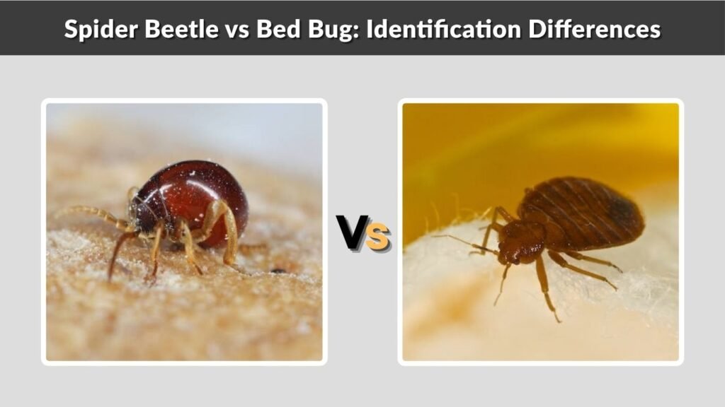 Spider Beetle vs Bed Bug: Identification Differences