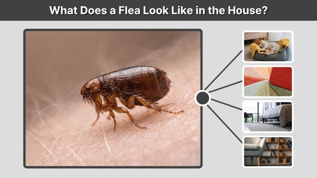 What Does a Flea Look Like in the House?
